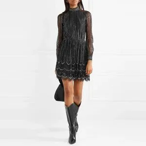Michael Kors Dresses Michael Kors Embroidered Lace Tiered